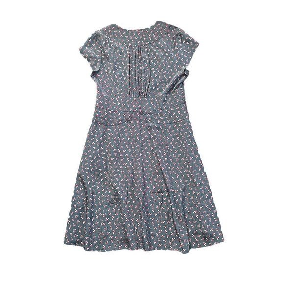 SUNDANCE A-Line Floral Dress 100% Silk Size 14 - Picture 2 of 8